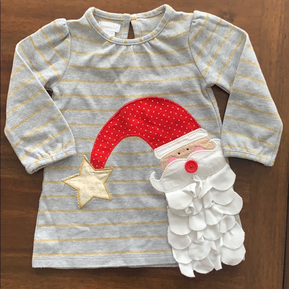 Mud pie Santa shirt/dress